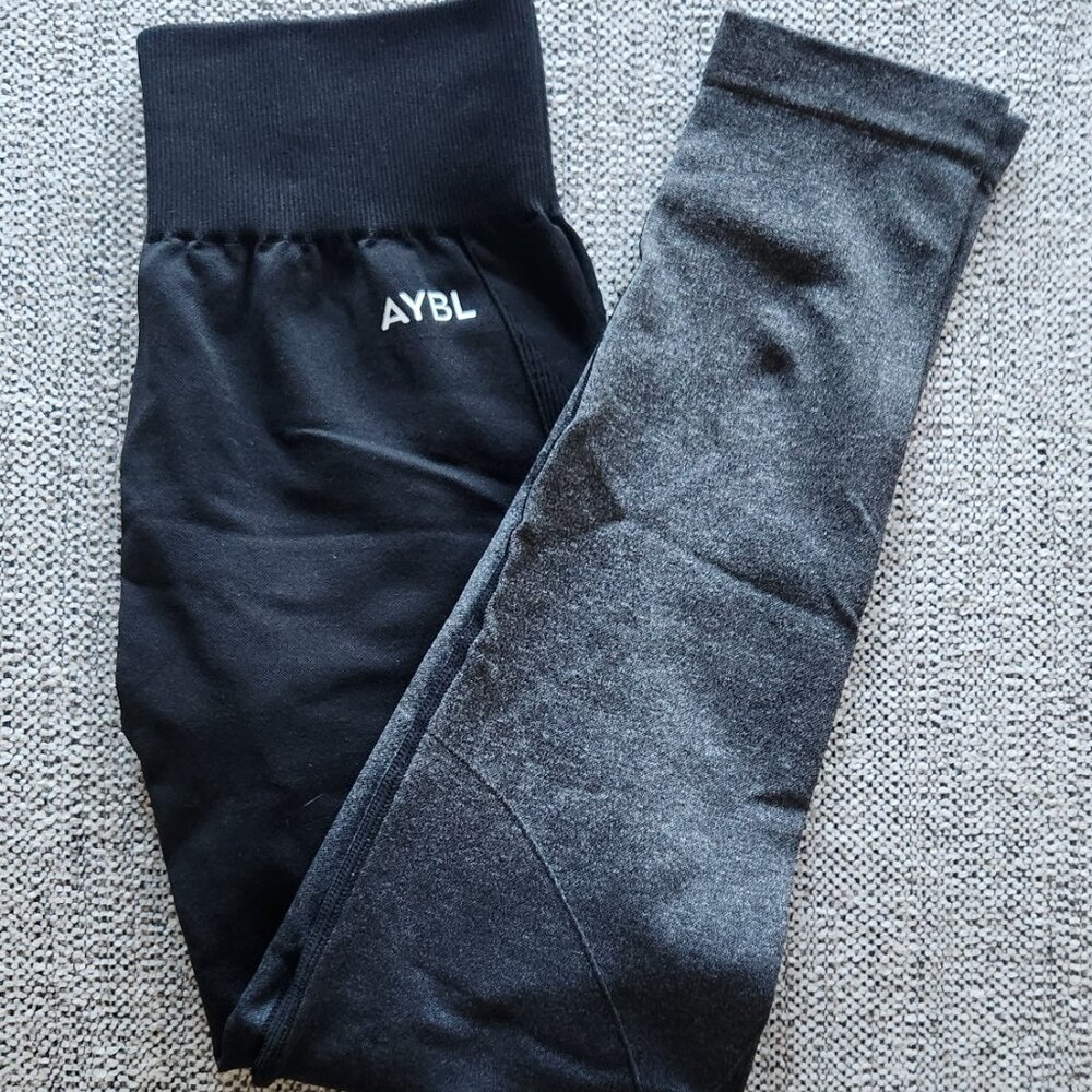 Pulse Ombrè Seamless Leggings - Black/Grey